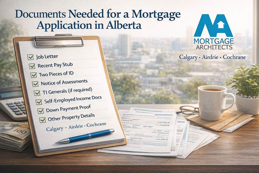 Documents Needed for a Mortgage Application in Alberta